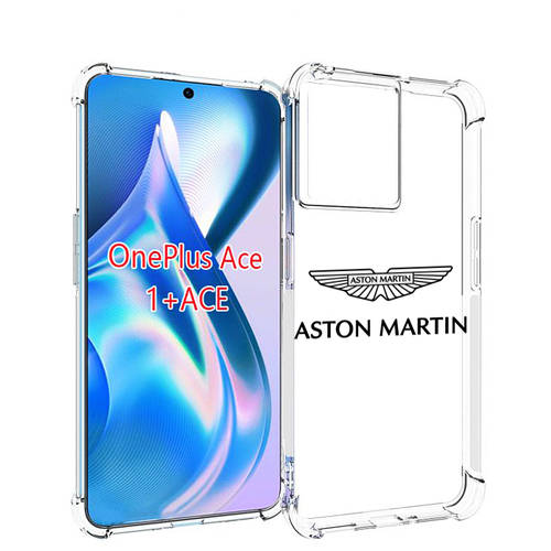 Чехол MyPads Aston-Martin мужской для OnePlus Ace задняя-панель-накладка-бампер