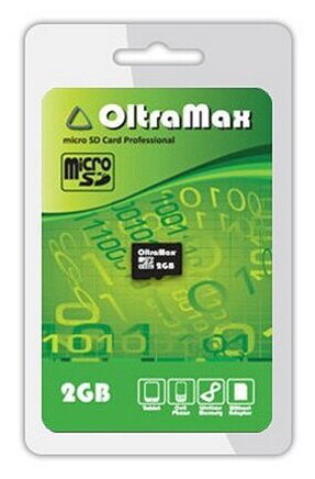 Карта памяти OltraMax microSD 2 ГБ - фотография № 3