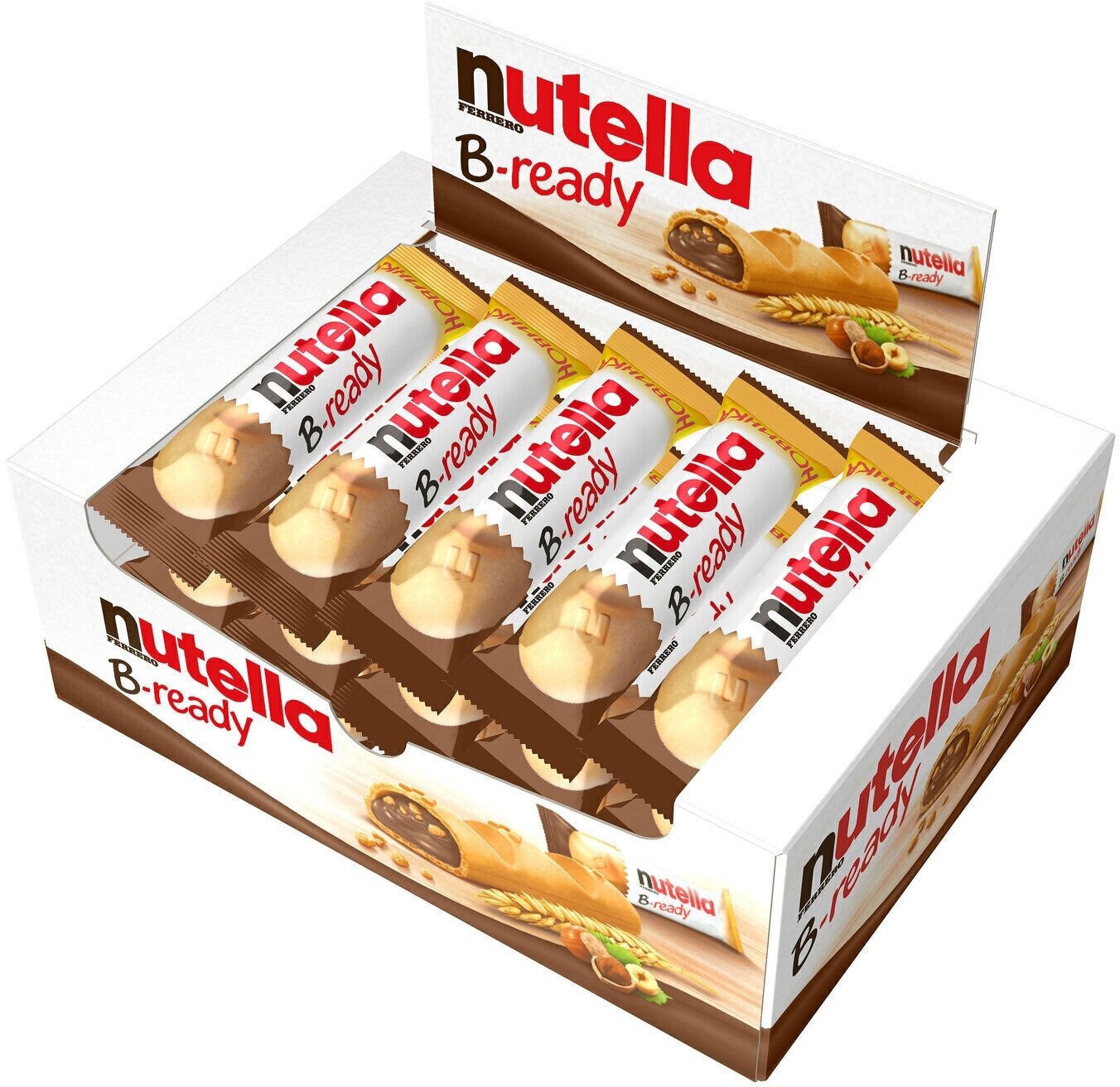 Батончик Nutella B-ready, 22 г, 10 шт.