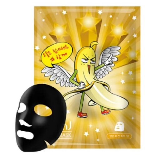 Тканевая маска для лица NO: HJ с экстрактами банана и меда, 25 мл