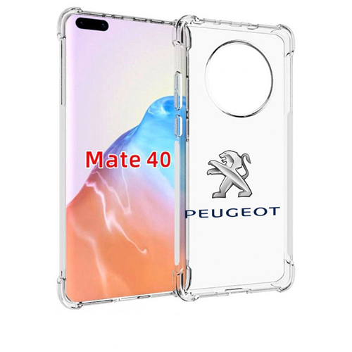 Чехол MyPads peugeot-пежо-3 мужской для Huawei Mate 40 / Mate 40E задняя-панель-накладка-бампер
