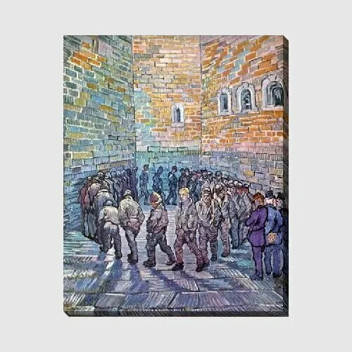 Картина на холсте Круг их заключенных The round of prisoner 1570₽