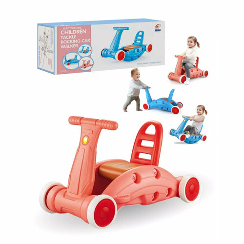 Детские ходунки каталка качалка трансформер 3 в 1 многофункциональные для малышей 4699₽