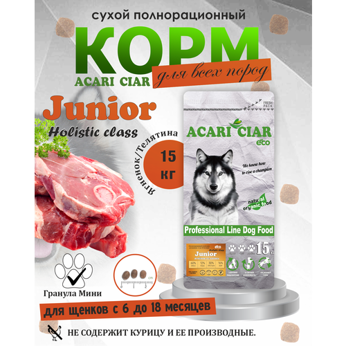 Сухой корм для собак ACARI CIAR HOLISTIC JUNIOR мини гранулы