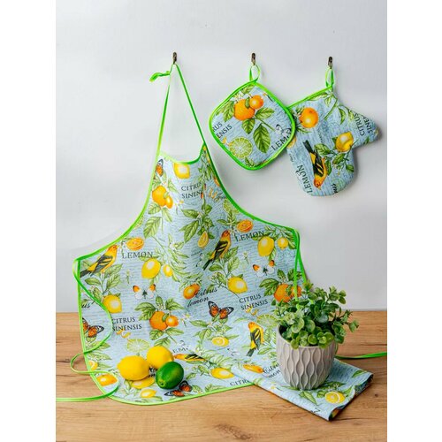 DOLLTALL / Кухонный набор 4 предмета / Универсальный размер 42-54 / Подарок для любимых женщин