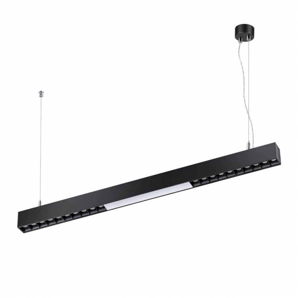 Novotech 358872 OVER NT22 208 черный Светильник накладной/подвесной светодиодный (длина подвесов 1,2м) IP20 LED 4000K 30W 220V ITER