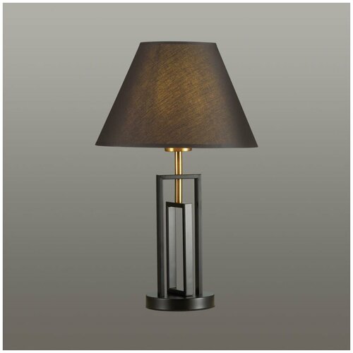 Лампа настольная LUMION FLETCHER 5290/1T, E27 1 лампа 60 Вт, черный латунь в неоклассическом стиле