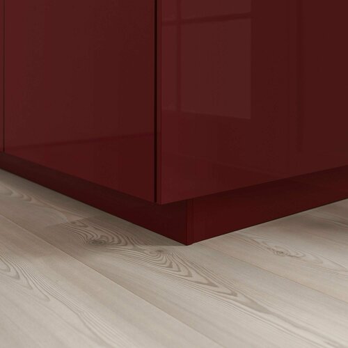Цоколь кухонный IKEA KALLARP калларп 220x8 глянцевый темный красный