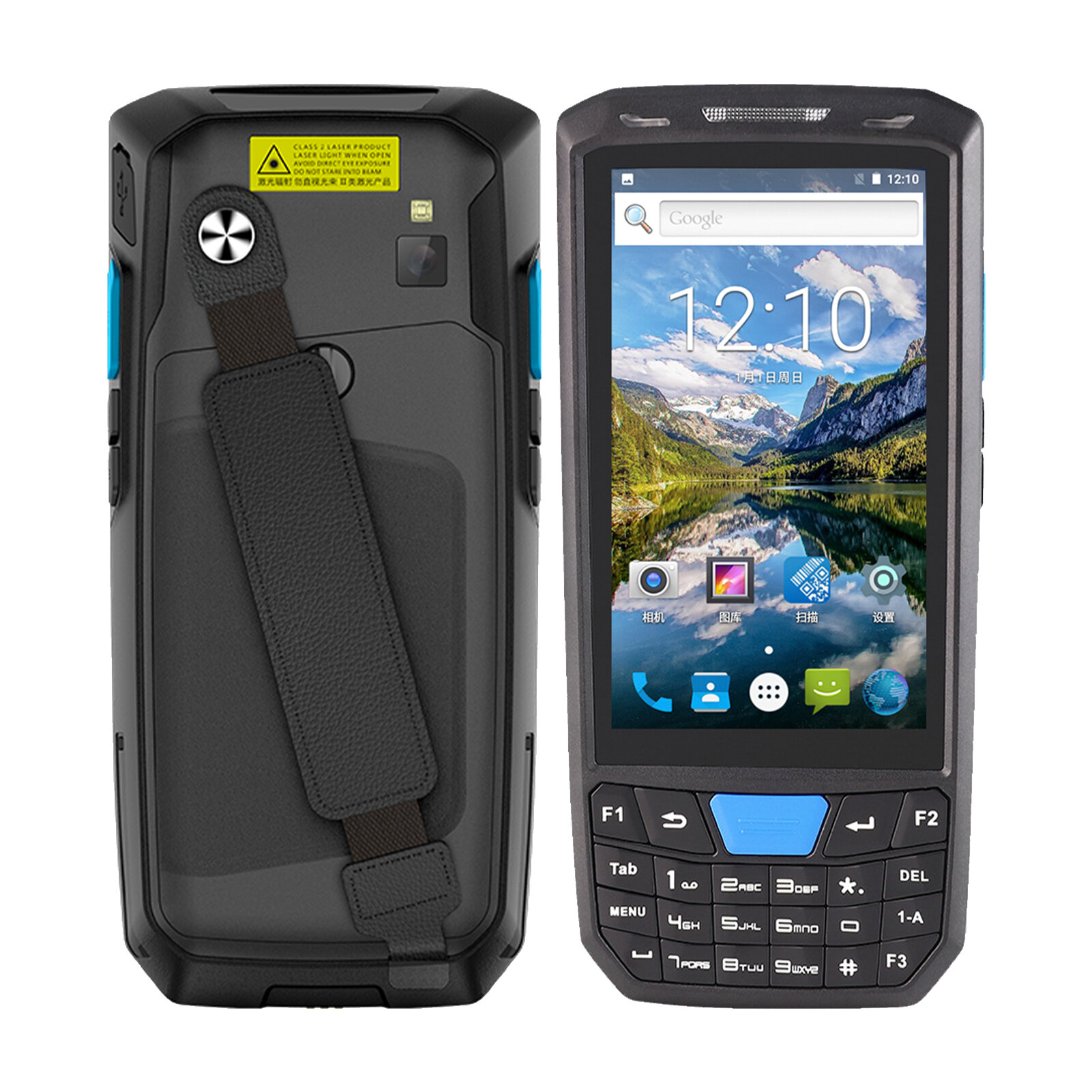 Android 8.1 КПК Портативный POS-терминал 1D сканер штрих-кода Устройство для