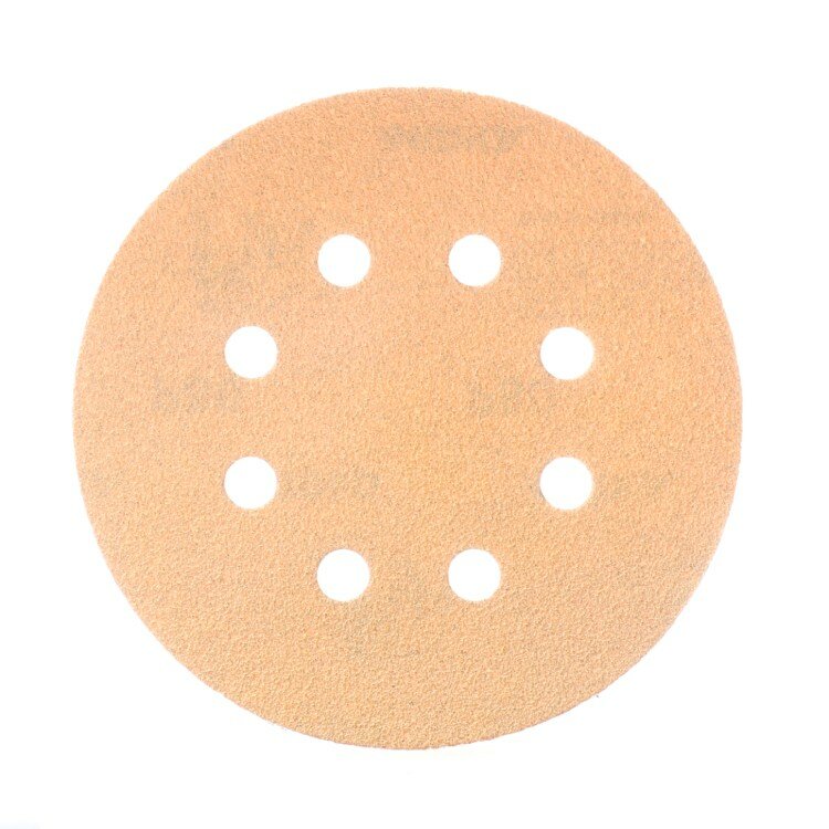 Круг на цепляющей основе GOLD d 125 Р 180 8 отв.