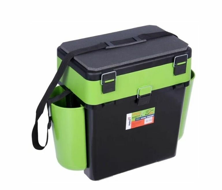 Ящик зимний FishBox (19л) зеленый Helios — фото 1