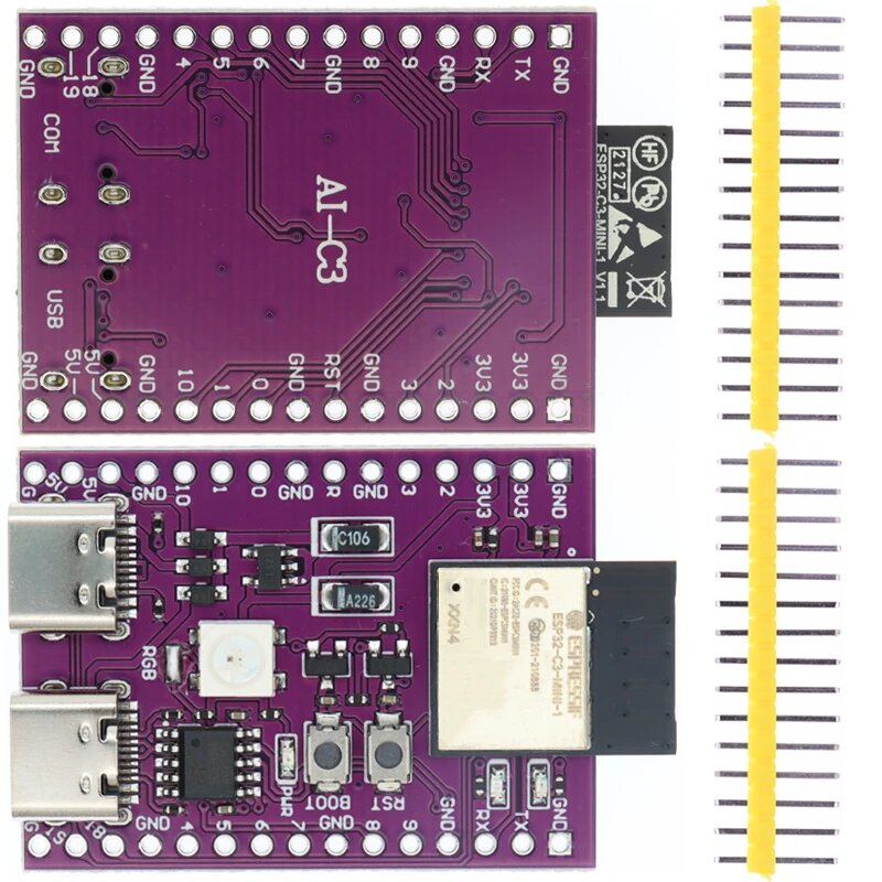 SAMIORE ROBOT плата разработки ESP32-S3, ESP32-C3 Dual USB