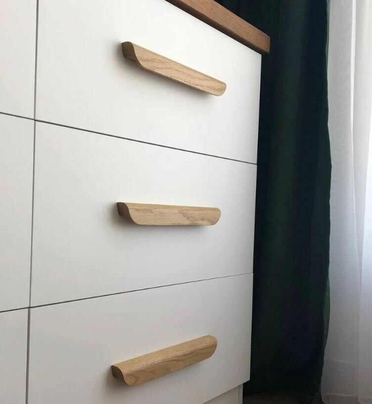 Изображение Ручки для шкафа, массив дуба 305мм 1шт.