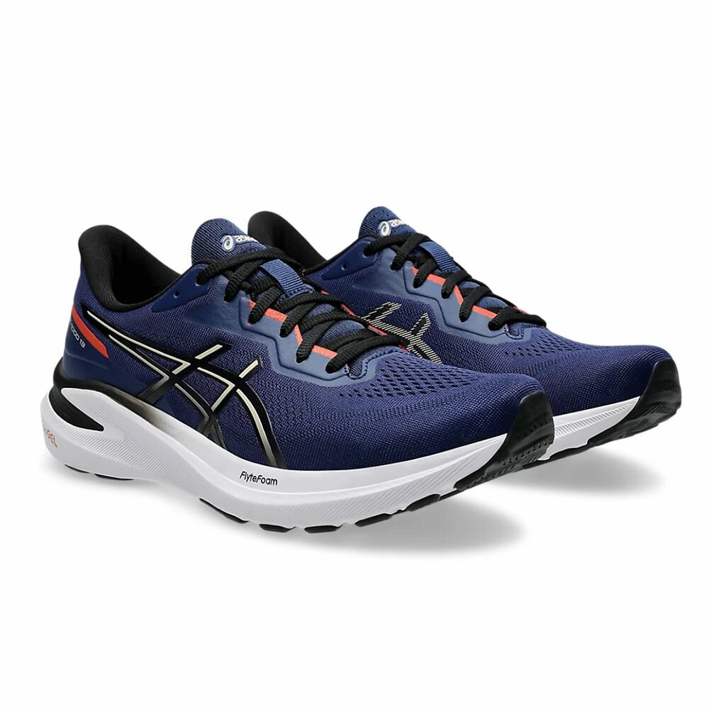 Кроссовки ASICS GT-1000 13 М, размер 15, черный, синий — фото 1