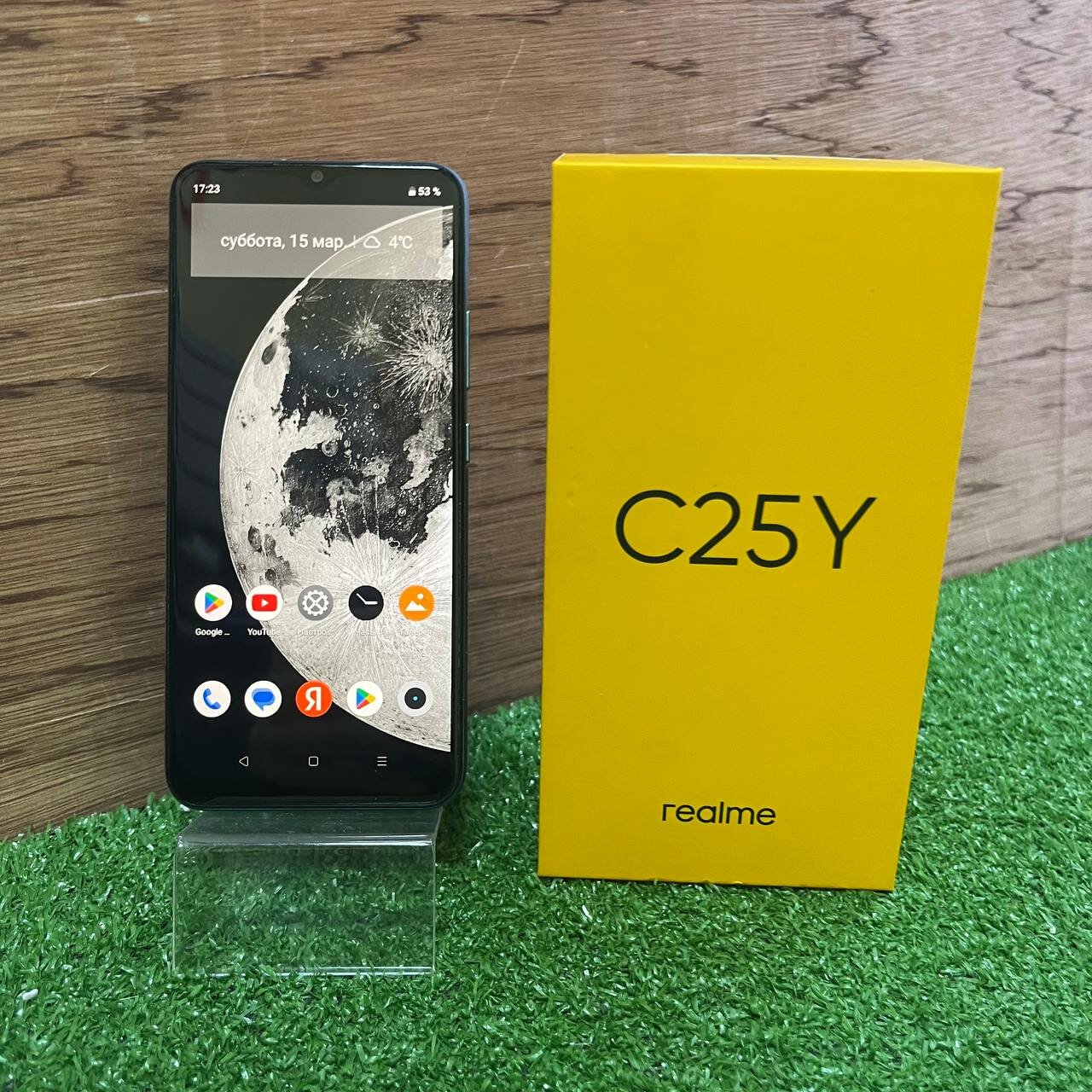 Смартфон realme C25Y 4/128 ГБ Global для РФ, Dual nano SIM, металлический серый