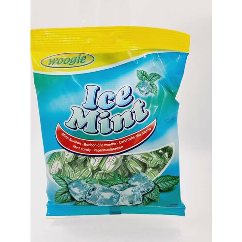 фото Конфеты woogie "ice mint", мятные с начинкой, gunz австрия