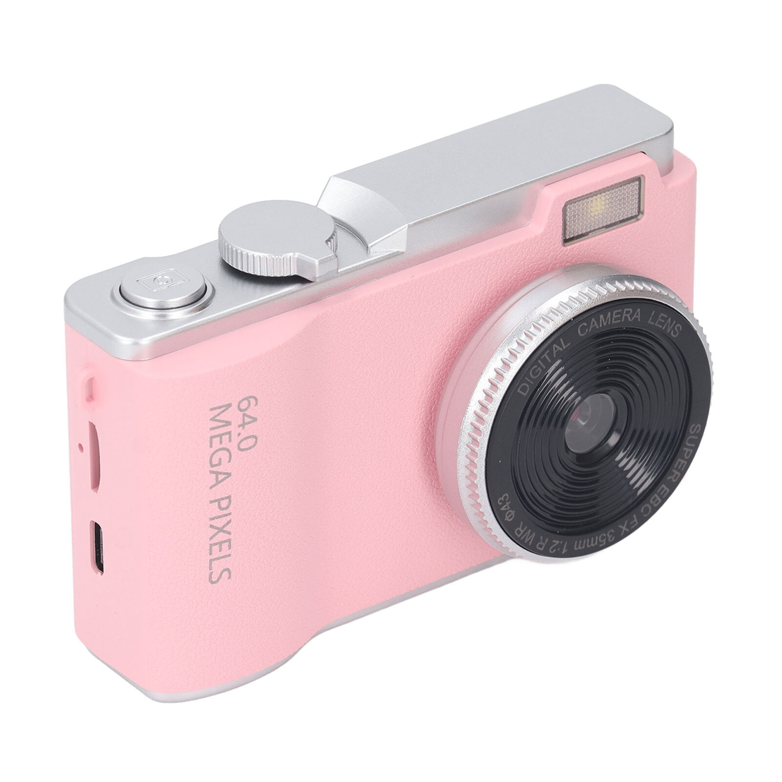 48MP 1080P Цифровая камера с 16-кратным цифровым зумом, 2.4-дюймовым HD-дисплеем, передней и задней двойными линзами, разъемом зарядки Type C, пикник, точ-and-шут