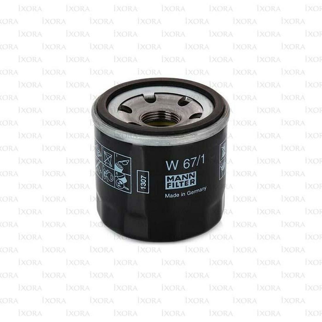 Фильтр масляный для автомобилей MANN FILTER W67 (запчасти и расходники)