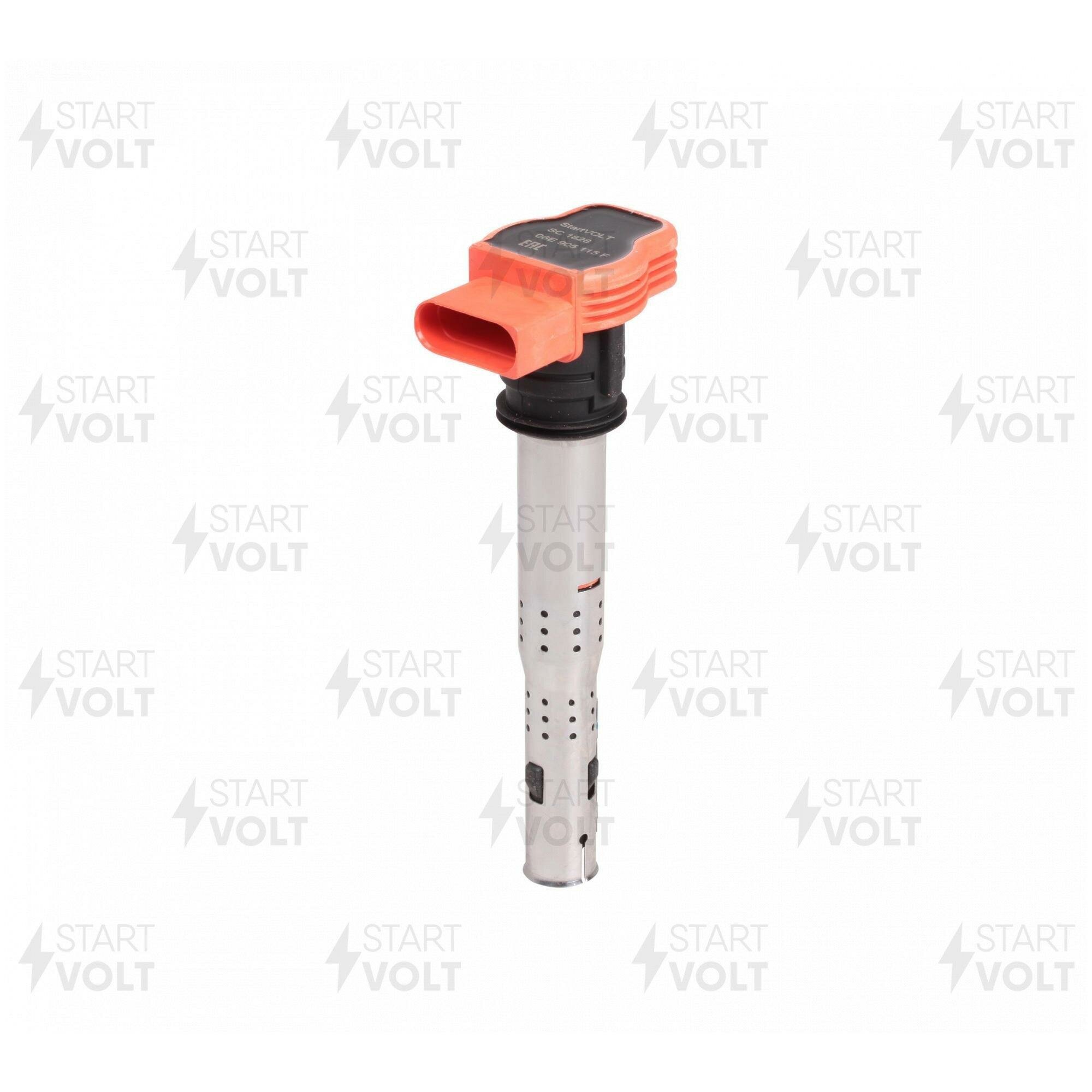 Startvolt катушка зажигания для а/м vag touareg (10-)/audi a4 (02-) 3.2i/4.2i (sc 1828) sc1828, 1шт