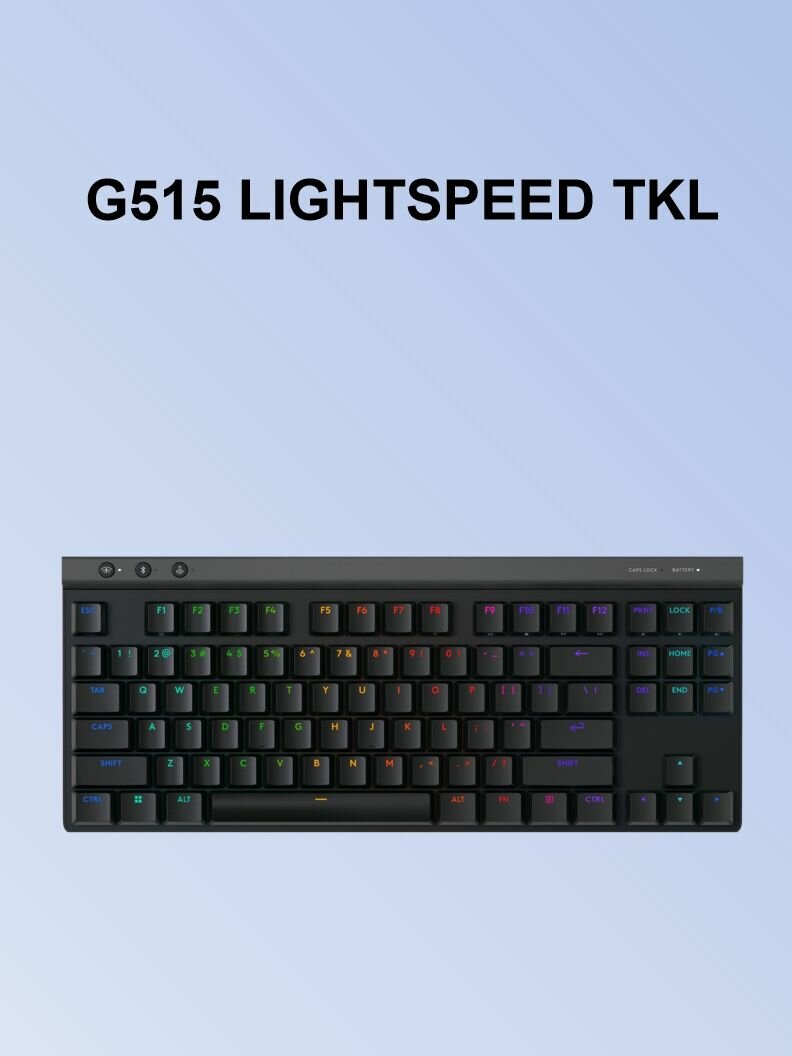 Беспроводная игровая клавиатура Logitech G515 LIGHTSPEED TKL
