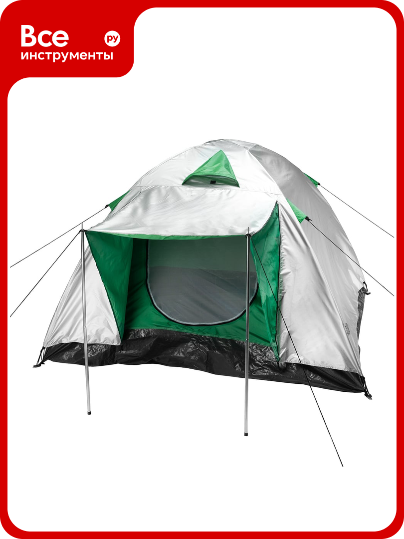 Двухслойная трехместная палатка PALISAD Camping 210x210x130 см 69522