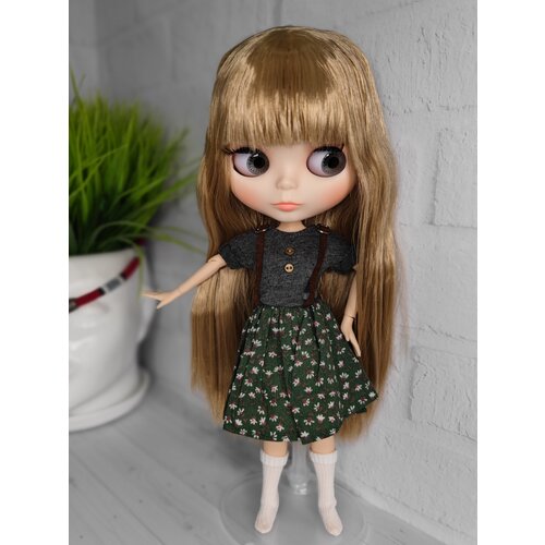 Кукла Блайз (Blythe) Эвелин/ шарнирная подставка для куклы блайз blythe toysfabric подставка деревянная из бука
