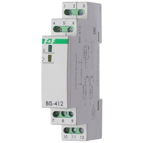 фото Импульсное реле f&f bis-412 18 мм 1 шт. 16 а 230 в