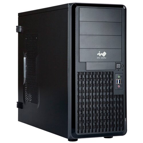 Корпус ATX In Win PE689 6141921 черный, без БП, 2*USB 3.0, audio