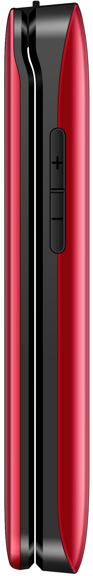Мобильный телефон F+ Flip 240 Red - фото №12