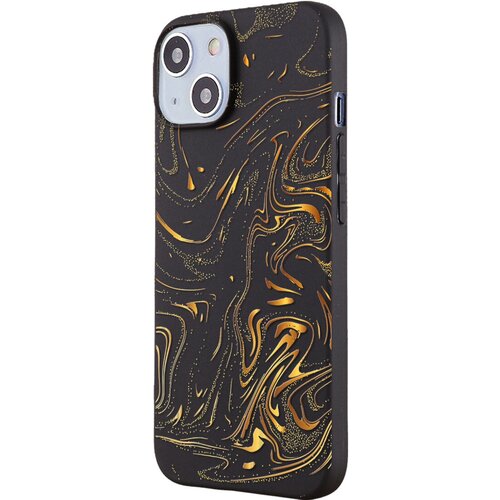 Силиконовый чехол Mcover для Apple iPhone 14 с рисунком Золотые пятна силиконовый чехол mcover для apple iphone 7 с рисунком оранжевые пятна