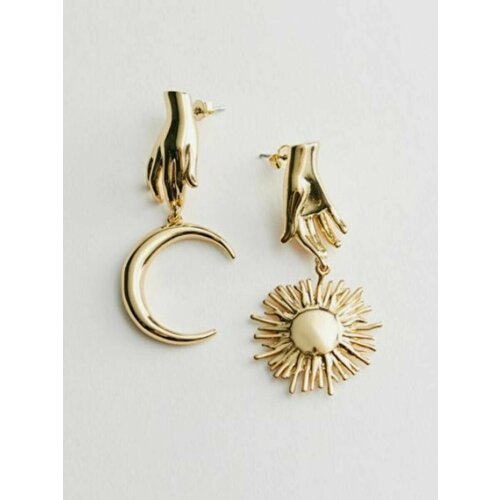 Серьги с подвесками, золотой