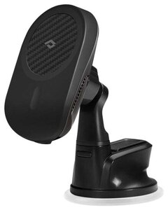 Фото Автомобильный держатель Pitaka MagEZ Car Mount Pro 2.0 Suction Cup с беспроводной зарядкой (CMS4001Q)