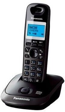 Телефоны цифровые PANASONIC KX-TG2521RUT спикерфон, телефонная книга: 50 номеров, черный