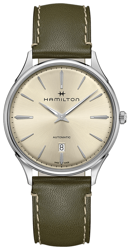 Наручные часы Hamilton Jazzmaster, серебряный, зеленый