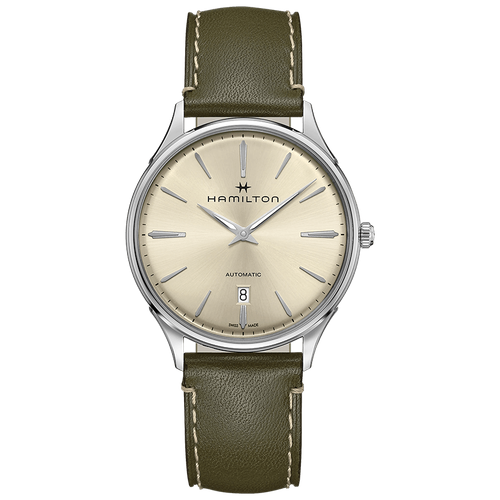 Наручные часы Hamilton Jazzmaster, бежевый, серебряный наручные часы hamilton h70555533 серебряный