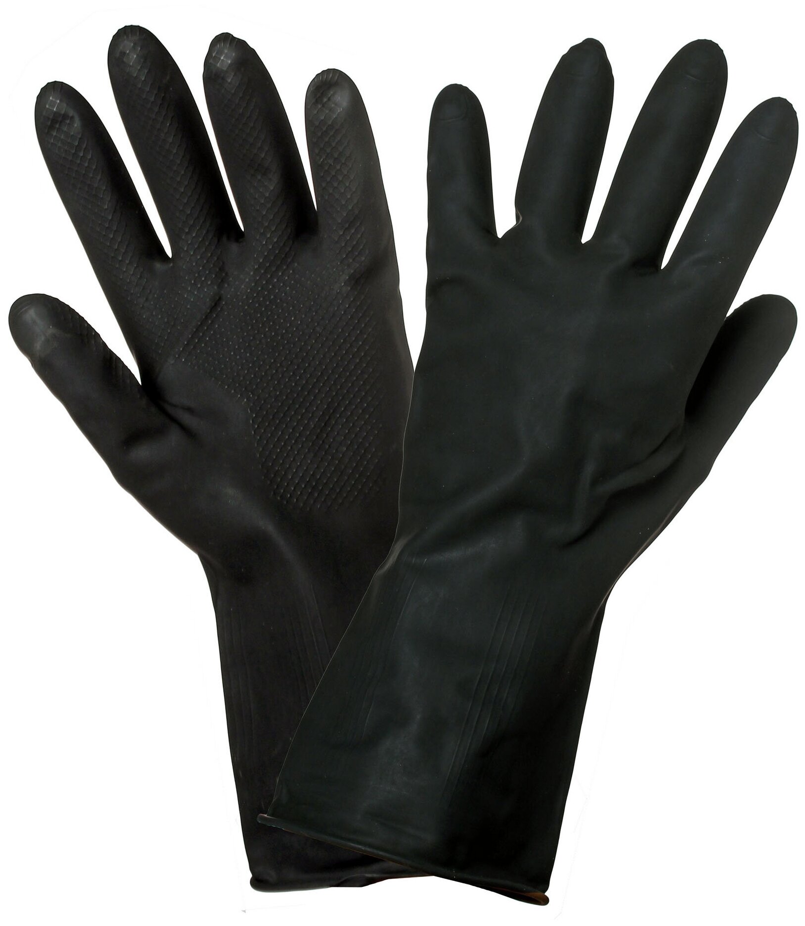 Перчатки AIRLINE без подкладки, размер L, черные, многократное использование