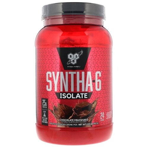 BSN Syntha-6 Isolate, 912 г (Клубника) протеин bsn syntha 6 isolate 912 гр молочный шоколад