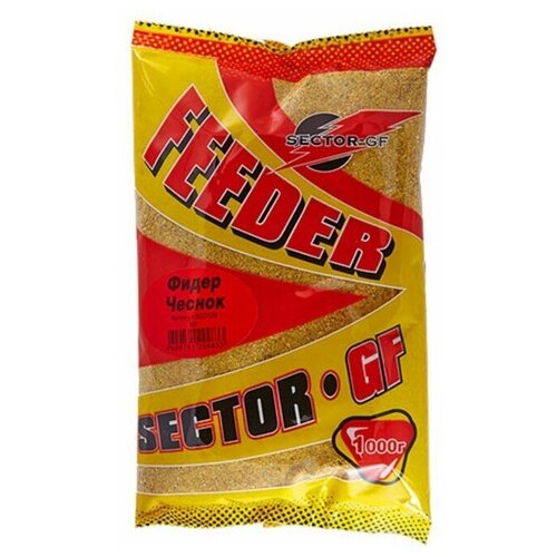 фото Прикормка gf sector фидер чеснок 1кг