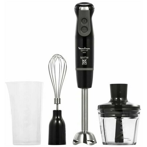 Блендер Moulinex DD833810 погружной 600 Вт 16 скоростей 08 л 3 насадки чёрный 714100₽