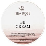 SEA ROSE BB-крем матирующий для лица с морским коллагеном (spf 30+) PA++, 50 мл