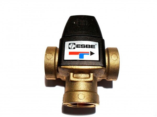 Трехходовойесительный клапан термостатический Esbe VTA321 31100800 муфтовый (ВР) Ду 20 (3/4") Kvs 16