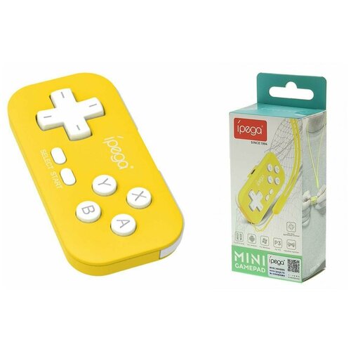Геймпад игровой IPEGA PG-9193A Мини геймпад для смартфона PG-9193A Bluetooth Цвет Желтый 157000₽