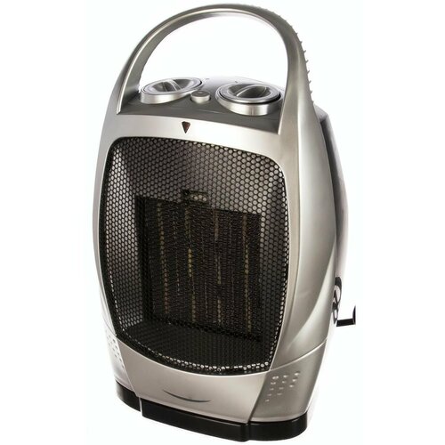 Тепловентилятор керамический 1500 Вт - компактный поворотный приспособленный для быстрого обогрева воздуха и создания комфортной атмосферы в помещении в холодное время года 557100₽