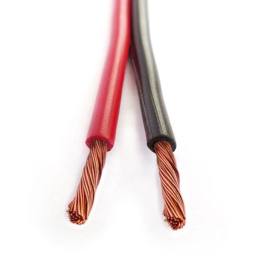 Кабель акустический на катушке DYNAVOX Speaker Cable 1.5 Black/Red 50m (207665), катушка