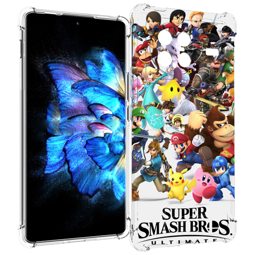 Чехол MyPads Super Smash Bros для Vivo X Note 5G задняя-панель-накладка-бампер
