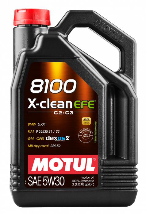 Масло моторное синтетическое MOTUL 8100 X-clean EFE 5W30 5 л 109471/111688