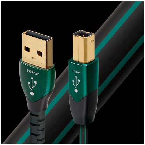 AudioQuest Forest USB A-B (1,5m) кабель usb 3 0 тип a b ifi audio accessory gemini3 0 1 5m