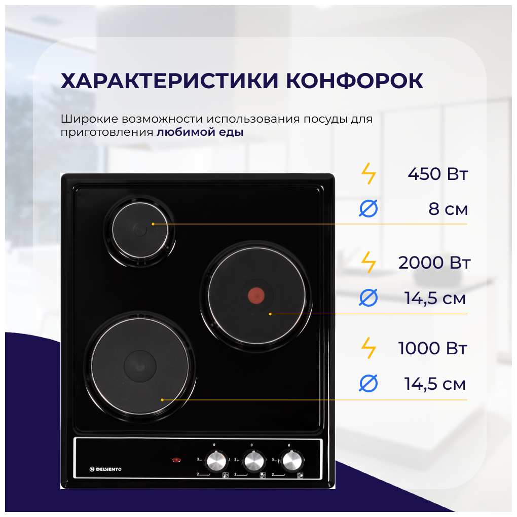 Электрическая варочная панель DELVENTO V45E03B001 - фотография № 9