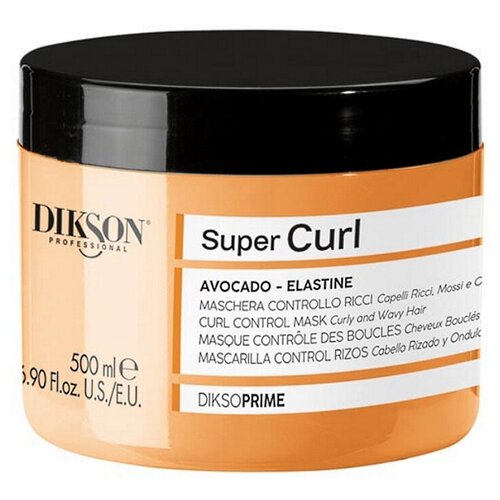 DIKSOPRIME. DIKSON. Curl control mask/ Маска для кудрявых и волнистых волос с маслом авокадо и эластином