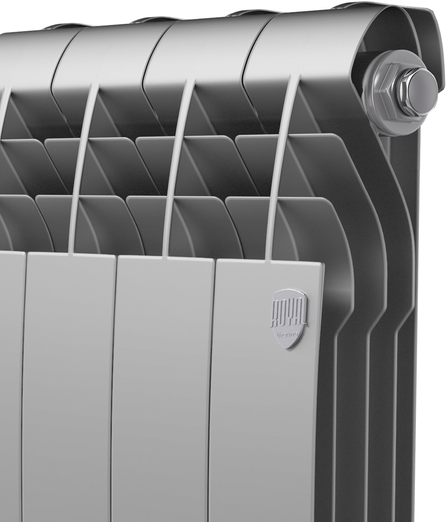 Радиатор биметаллический Royal Thermo BiLiner 500 new Noir Sable 10 секций - фото №8